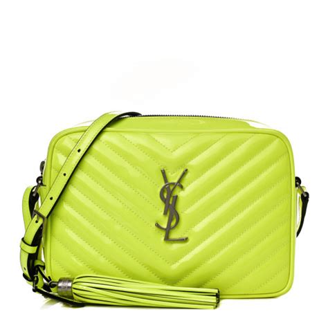 ysl neon bag|SAINT LAURENT Patent Calfskin Matelasse Monogram Lou .